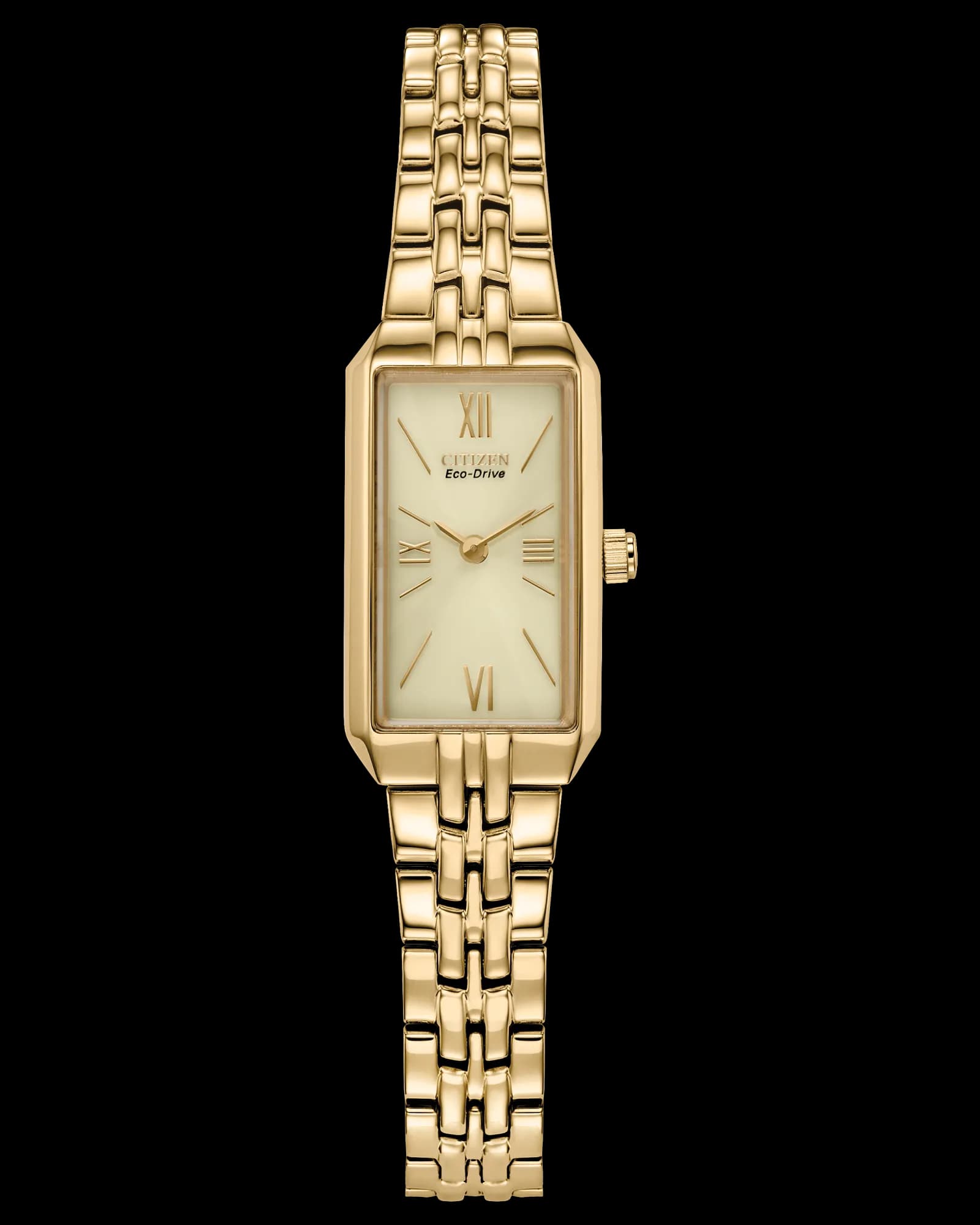 Classic Rectangle Gold-Tone Silhouette