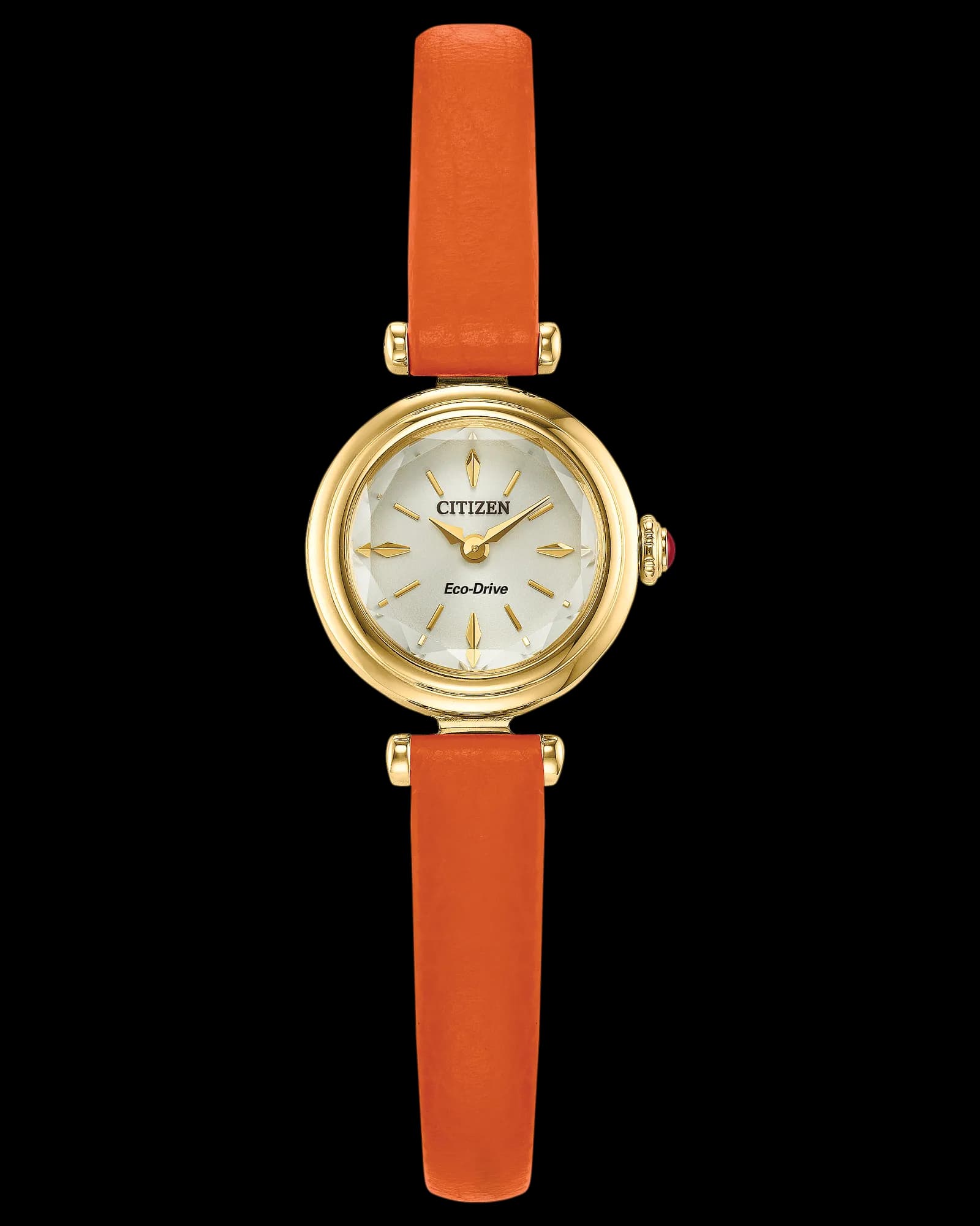 Citizen Fio Champagne Dial Leather Strap