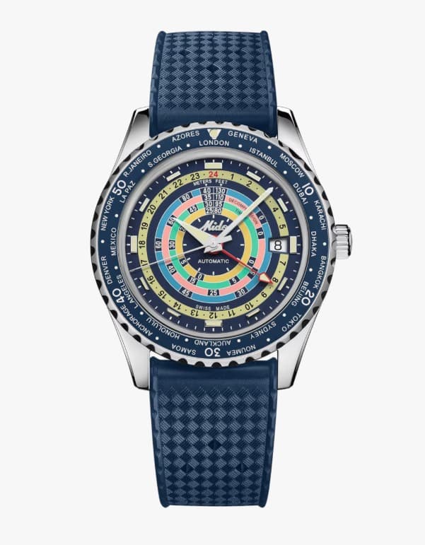 Mido Ocean Star Decompression Worldtimer Special edition (1 Extra Strap) M026.829.17.041.00