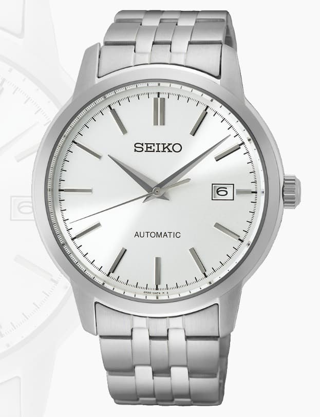 Seiko Dress 41mm white dial gent watch SRPH85