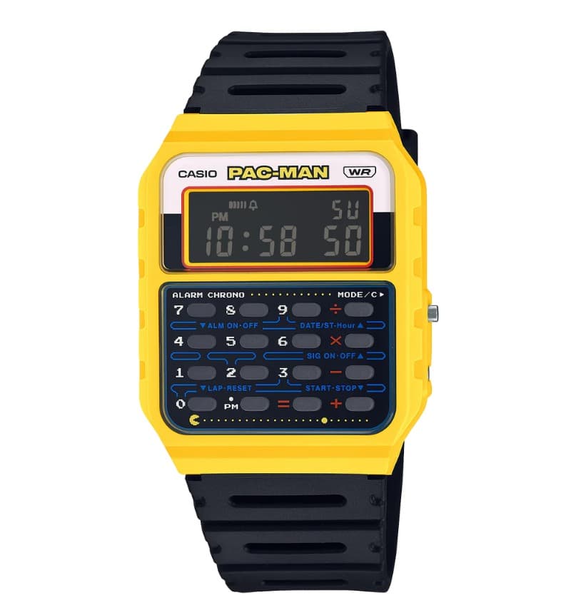 Casio PAC-MAN collaboration CA53WPC-1B