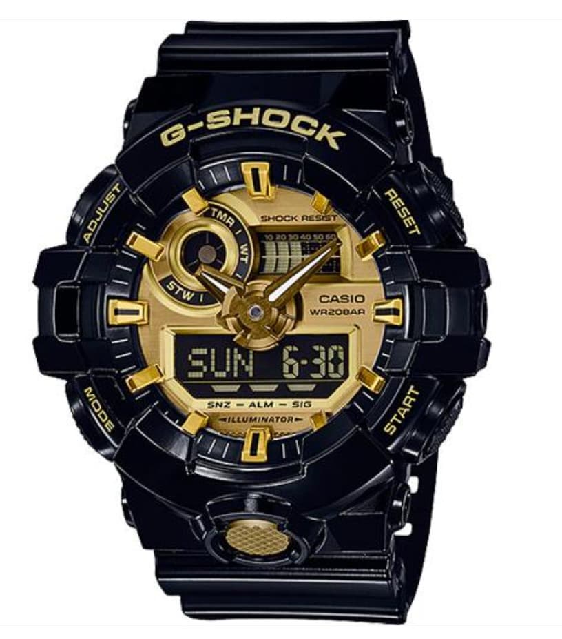Gshock MEN'S ANALOG-DIGITAL G-SHOCK GA710GB-1A