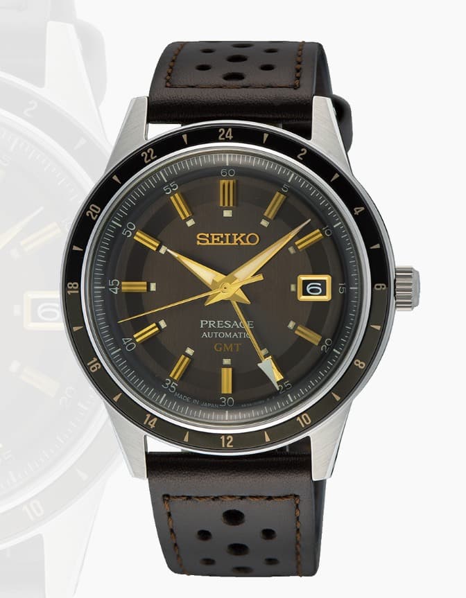 Seiko Presage ‘Fume’ Style 60s Road Trip GMT SSK013J1
