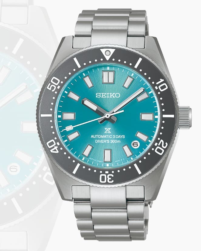 Seiko Prospex 1965 Heritage Diver’s Watch Save the Ocean Limited Edition in ‘tranquil teal’ SPB545J1
