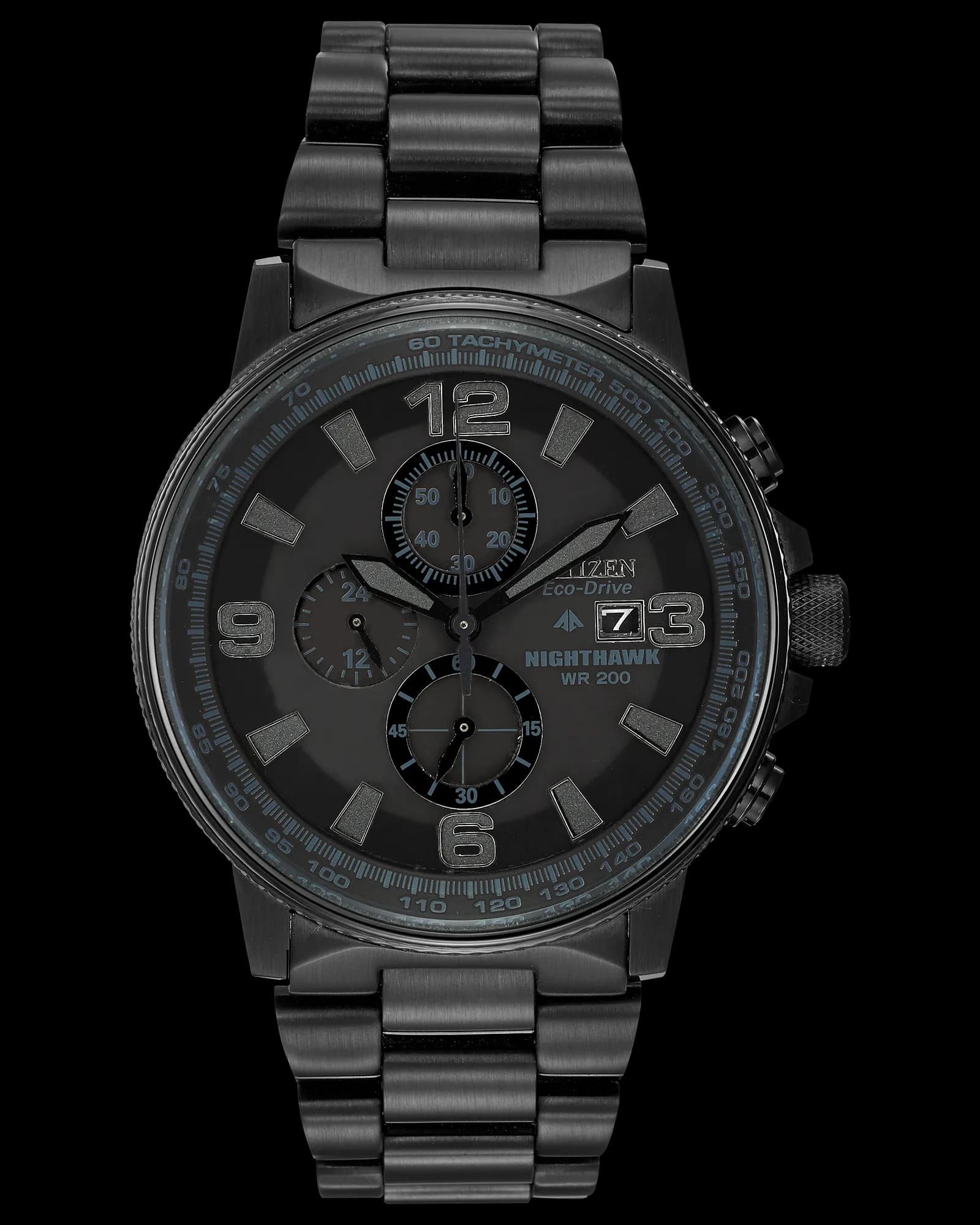 Citizen Nighthawk Eco-Drive Blackout Chronograph
