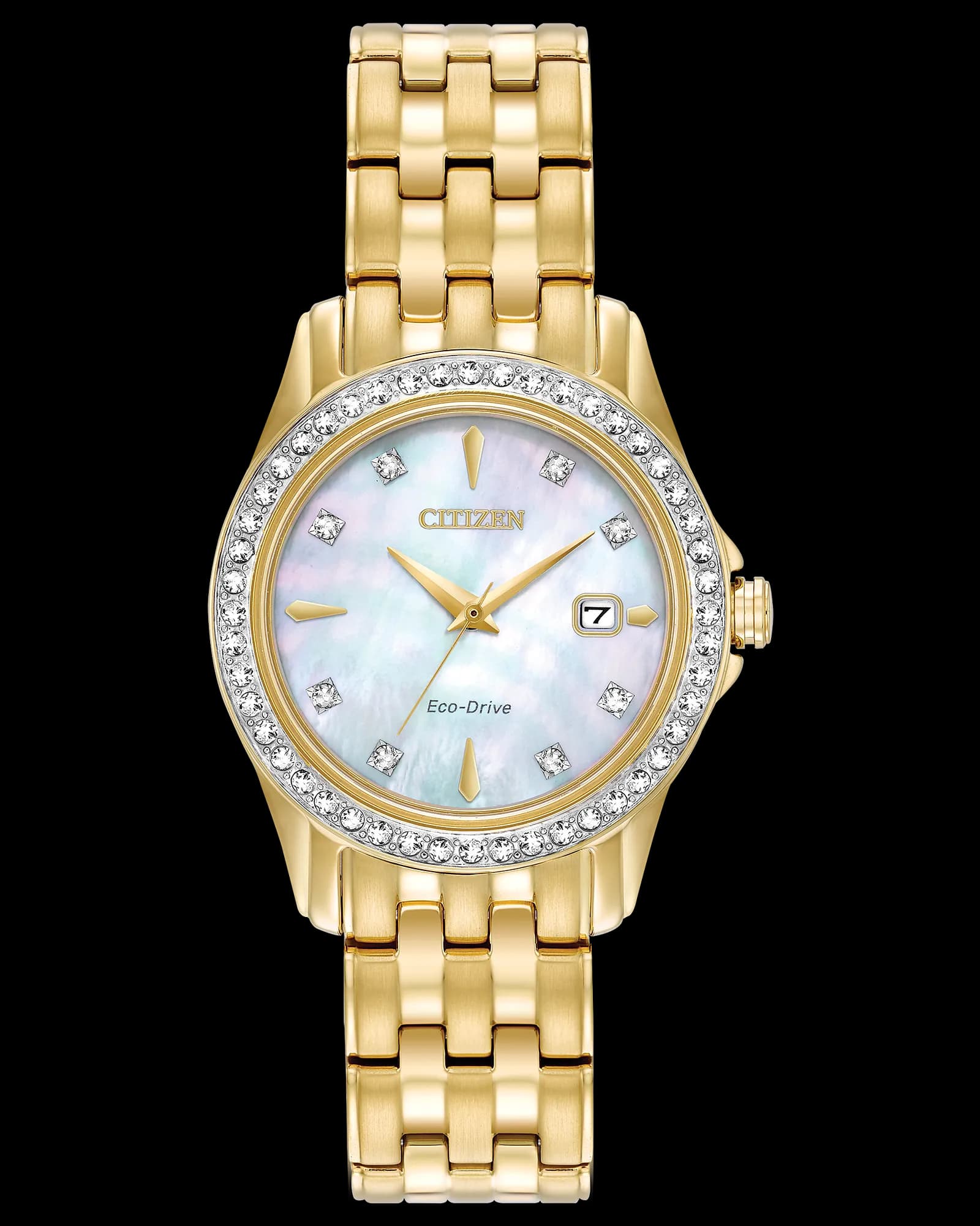Citizen Silhouette Crystal White Dial